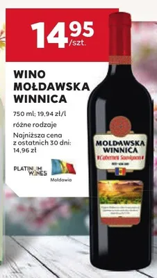 Wino Mołdawska Winnica promocja w Stokrotka