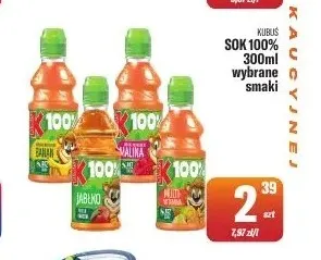 Sok Kubuś jabłko 100% promocja w Tomi Markt