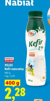 Kefir naturalny Pilos promocja w Lidl