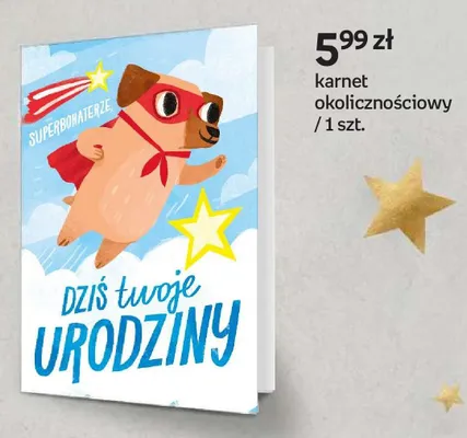Karnet okolicznościowy Pan Dragon Dziś Twoje Urodziny promocja w Empik