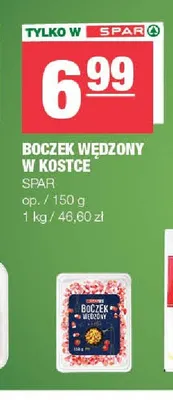 Boczek wędzony w kostce SPAR promocja w SPAR