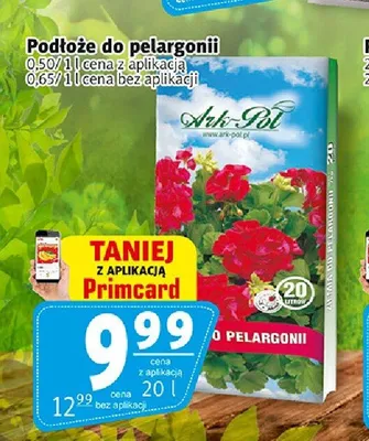 Podłoże do pelargonii Ark-Pol promocja w Prim Market