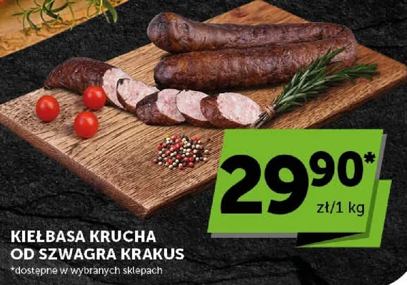 Kiełbasa krucha od Szwagra promocja w ABC
