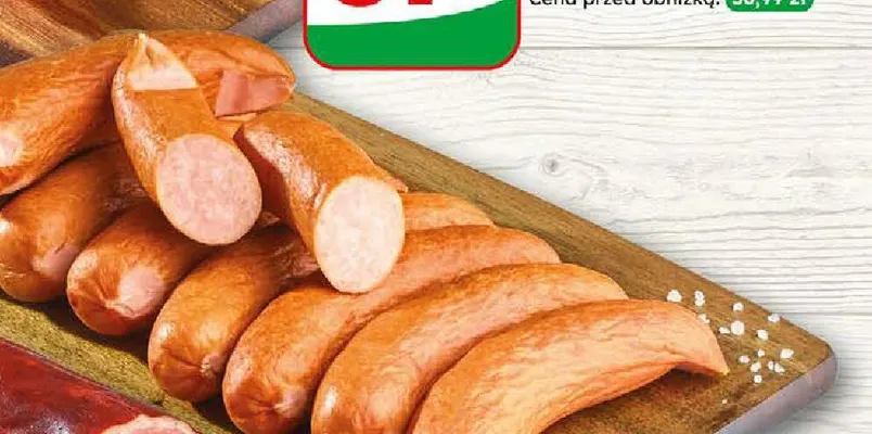 Kiełbasa biesiadna Agro Rydzyna promocja w Dino