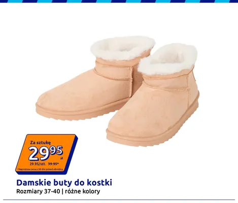 Damskie buty do kostki promocja w Action