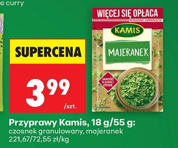 Przyprawy majeranek promocja w Biedronka