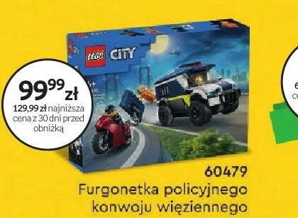 Klocki LEGO City 60479 Furgonetka policyjnego konwoju więziennego promocja w Dzień Dziecka