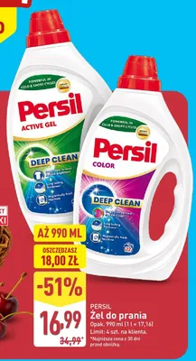 Żel do prania Persil Active Gel promocja w Aldi