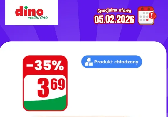 Specjalna oferta na 05.02.2026 - promocje spoza gazetki, strona 5 promocja w Dino