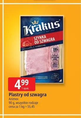 Plastry od szwagra Krakus promocja w Leclerc
