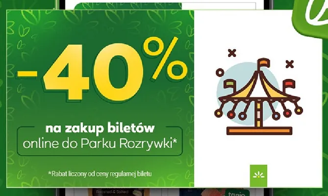 Bilety online do Parku Rozrywki promocja w Stokrotka