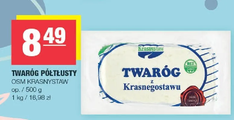 Twaróg półtłusty promocja w SPAR