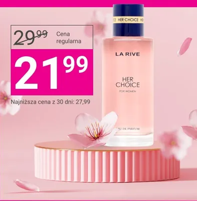 Perfumy Her Choice For Women promocja w Hebe