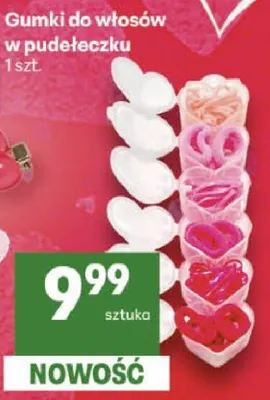 Gumki do włosów w pudełeczku promocja w Delikatesy Centrum