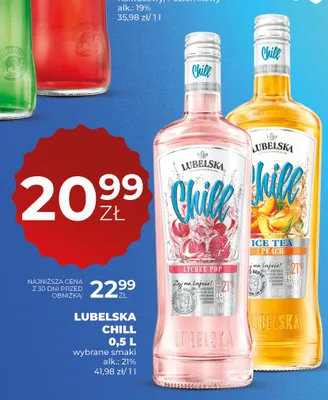 Likier Lubelska Chill Lychee Pop promocja w Duży Ben