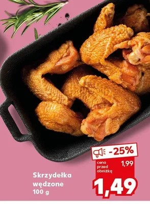 Skrzydełka wędzone promocja w Kaufland