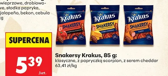 Snakersy z papryczką scorpion promocja w Biedronka