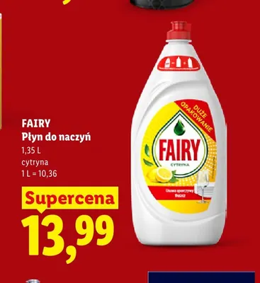 Płyn do naczyń Fairy Cytryna promocja w Lidl