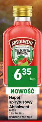 Napój spirytusowy Absolwent Truskawka Limonka promocja w Delikatesy Centrum