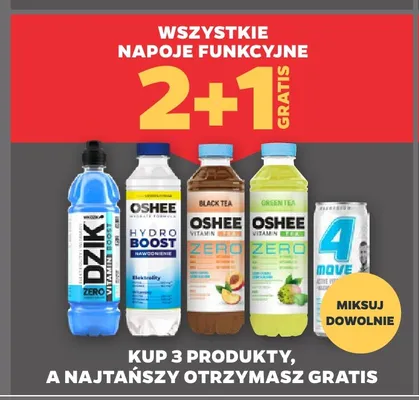Napój funkcyjny Oshee Vitamin Tea Black promocja w Netto
