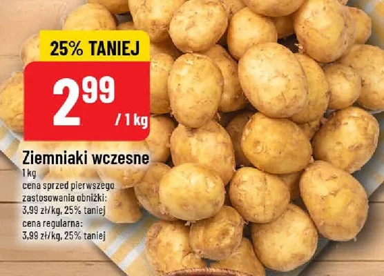 Ziemniaki wczesne promocja w POLOmarket