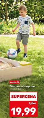 Piłka nożna klasyczna różne rodzaje promocja w Kaufland