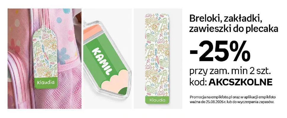 Zakładka Empik Foto promocja w Empik