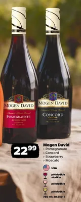 Wino Mogen David Strawberry amerykańskie promocja w Netto