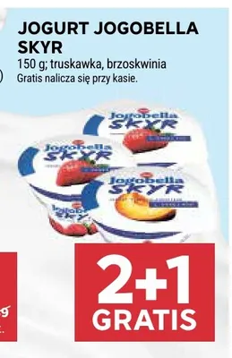 Jogurt Jogobella Skyr brzoskwinia promocja w Stokrotka