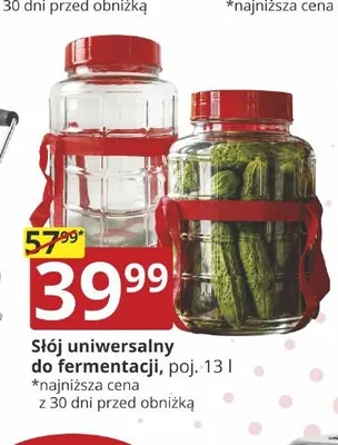 Słój uniwersalny do fermentacji 13 l promocja w Prymus AGD