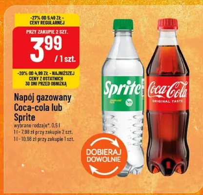 Napój gazowany Sprite promocja w POLOmarket