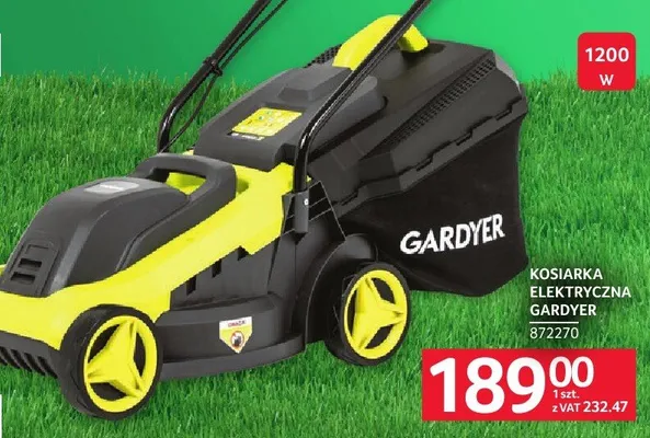 Kosiarka elektryczna GARDYER promocja w Selgros