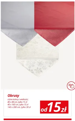 Obrus 140x200 cm promocja w KiK