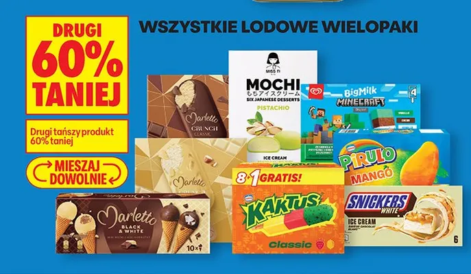 Wszystkie lodowe wielopaki promocja w Biedronka