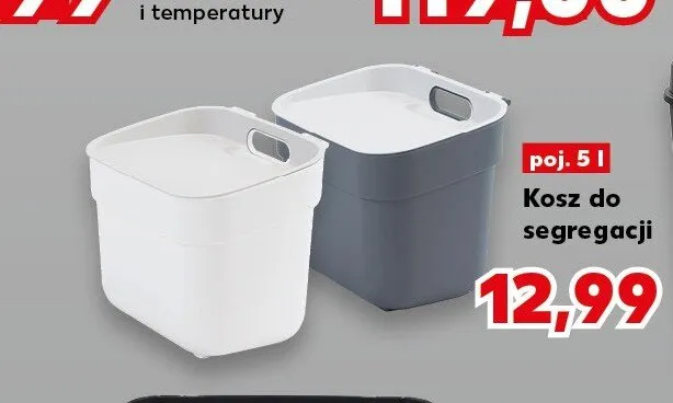 Kosz do segregacji promocja w Kaufland