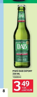 Piwo DAB Export promocja w Selgros