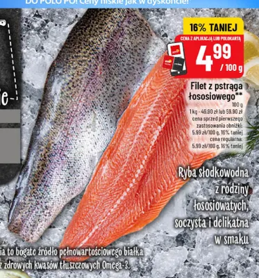 Filet z pstrąga łososiowego promocja w POLOmarket