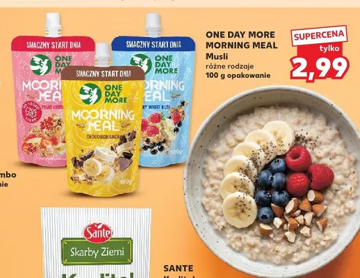 Musli One Day More Morning Meal Fruit Crush promocja w Kaufland