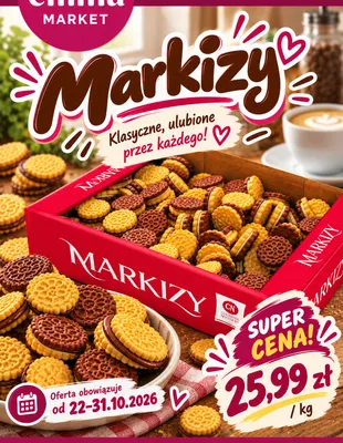 Ciastka markizy Cukiernia Nyska promocja w emma MARKET