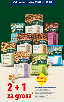 Orzechy włoskie łuskane Alesto promocja w Lidl