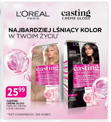 Farba do włosów L'Oréal Casting Crème Gloss promocja w Drogerie Polskie