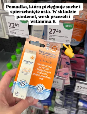 Pomadka ochronna SPF50 promocja w Rossmann