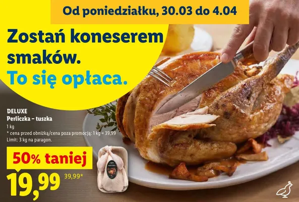 Perliczka - tuszka promocja w Lidl