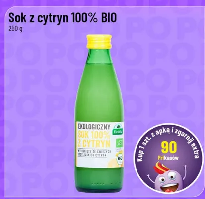 Sok z cytryn 100% BIO ekologiczny promocja w POLOmarket