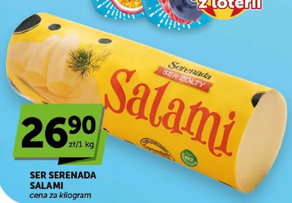 Ser żółty Serenada Salami promocja w Euro Sklep