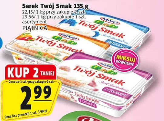 Serek Twój Smak promocja w Prim Market