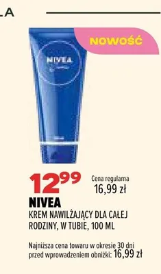 Krem nawilżający Nivea promocja w Drogerie Natura