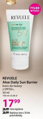 Krem do twarzy z SPF50+ Aloe Daily Sun Barrier promocja w Hebe