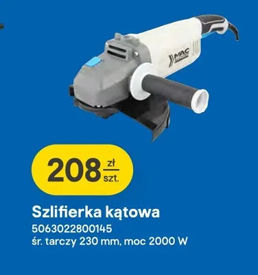 Szlifierka kątowa Mac Allister 230 mm promocja w Castorama