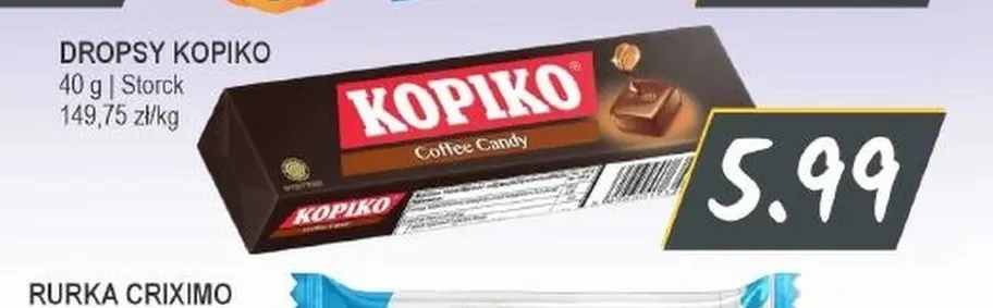 Dropsy Kopiko promocja w Słoneczko